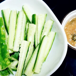 やみつき♡パクパク食べれるきゅうり味噌♡